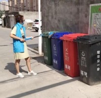 清潔轄區(qū)垃圾桶，營造分類好環(huán)境