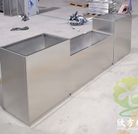 户外304不锈钢组合式花箱